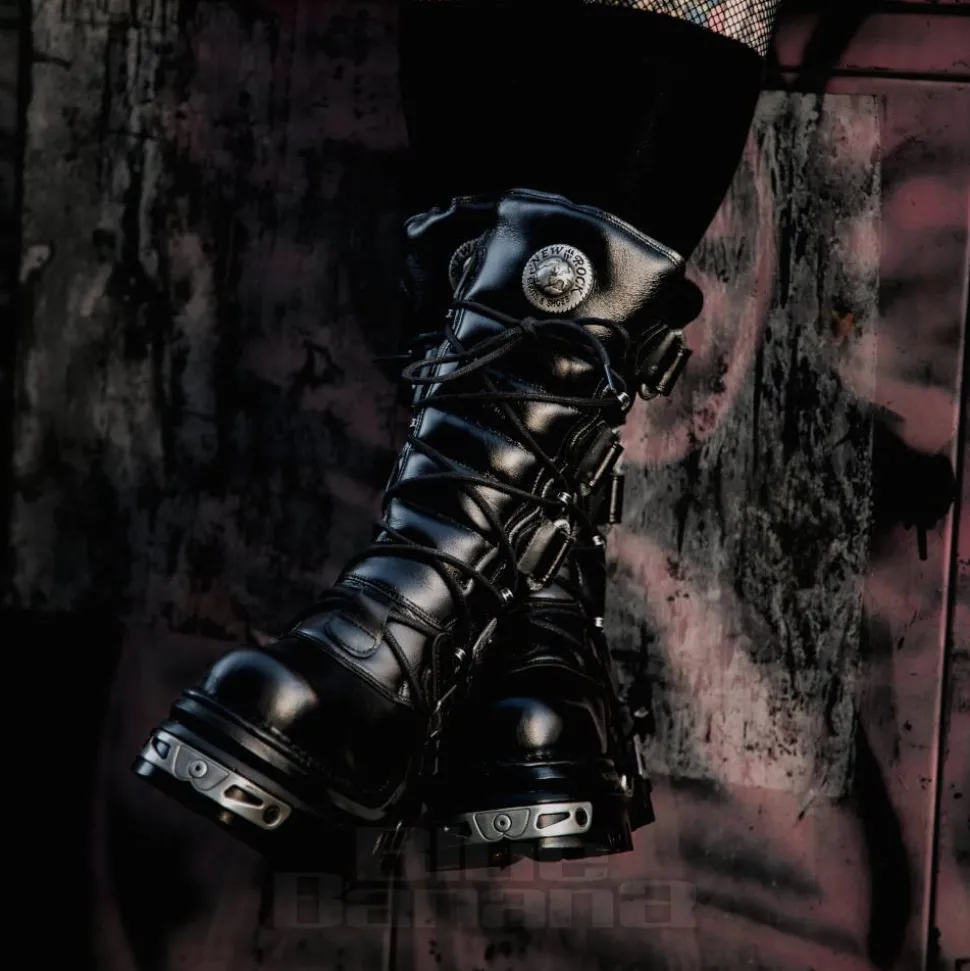 New Rock M.474-S1 Reactor Boots (Black)