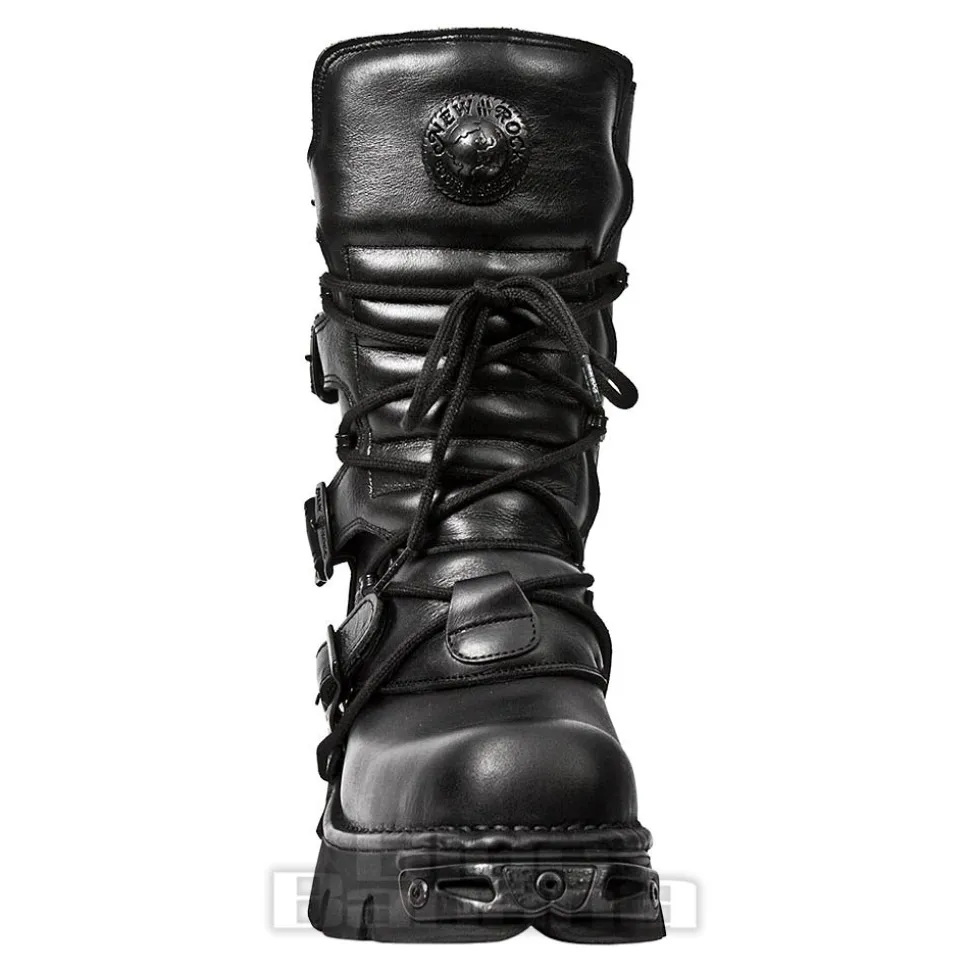 New Rock M.373-S18 Reactor Calf Boots (Black)