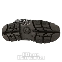 New Rock M.107-S2 Reactor Demon Flame Calf Boots (Black)
