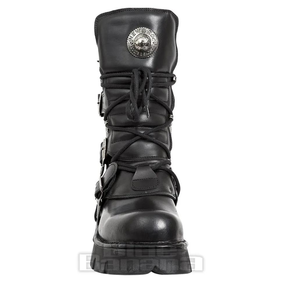 New Rock M.373-S29 Reactor Half Boots (Black)