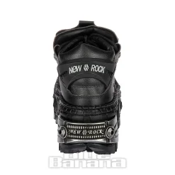 New Rock M-WALL106-V17 Vegan Shoes (Black)