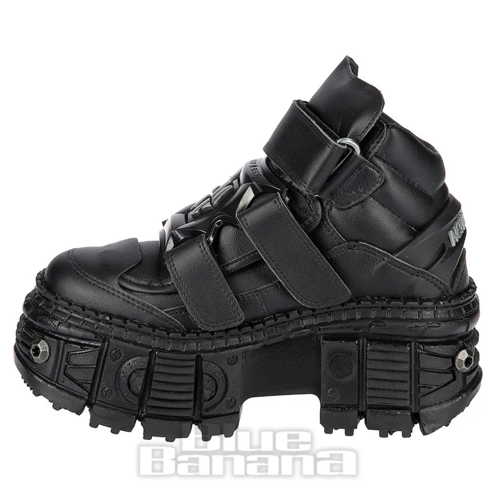 New Rock M.WALL285-V10 Vegan Shoes (Black)