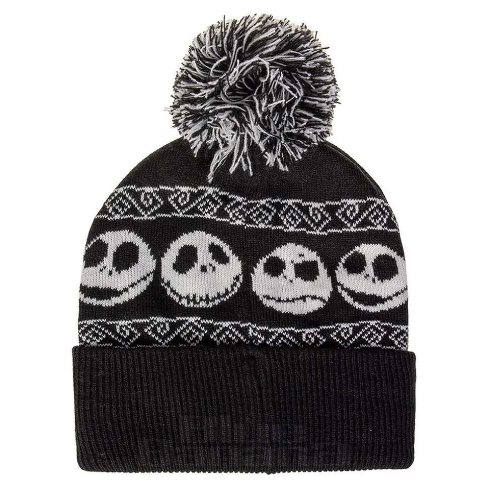 Nightmare Before Christmas Jack Skellington Knitted Hat (Black)