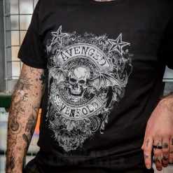Official Avenged Sevenfold Star Flourish T Shirt (Black)