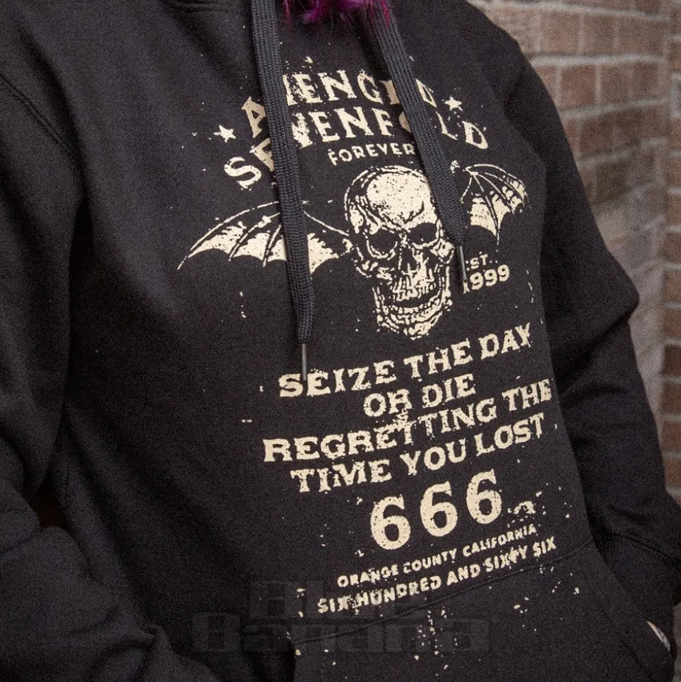 Official Avenged Sevenfold Seize The Day Hoodie (Black)