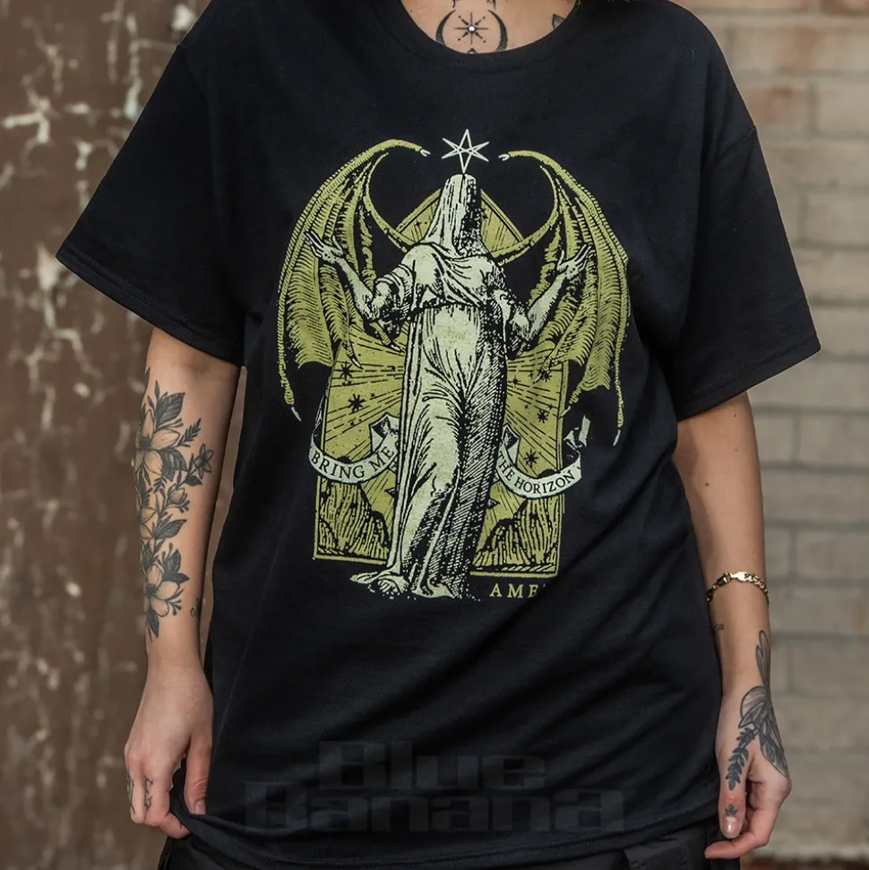 Official Bring Me The Horizon Angel Amen T-Shirt (Black)