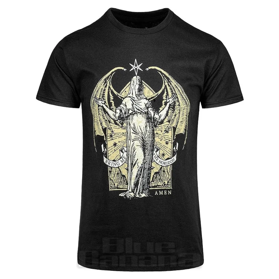 Official Bring Me The Horizon Angel Amen T-Shirt (Black)