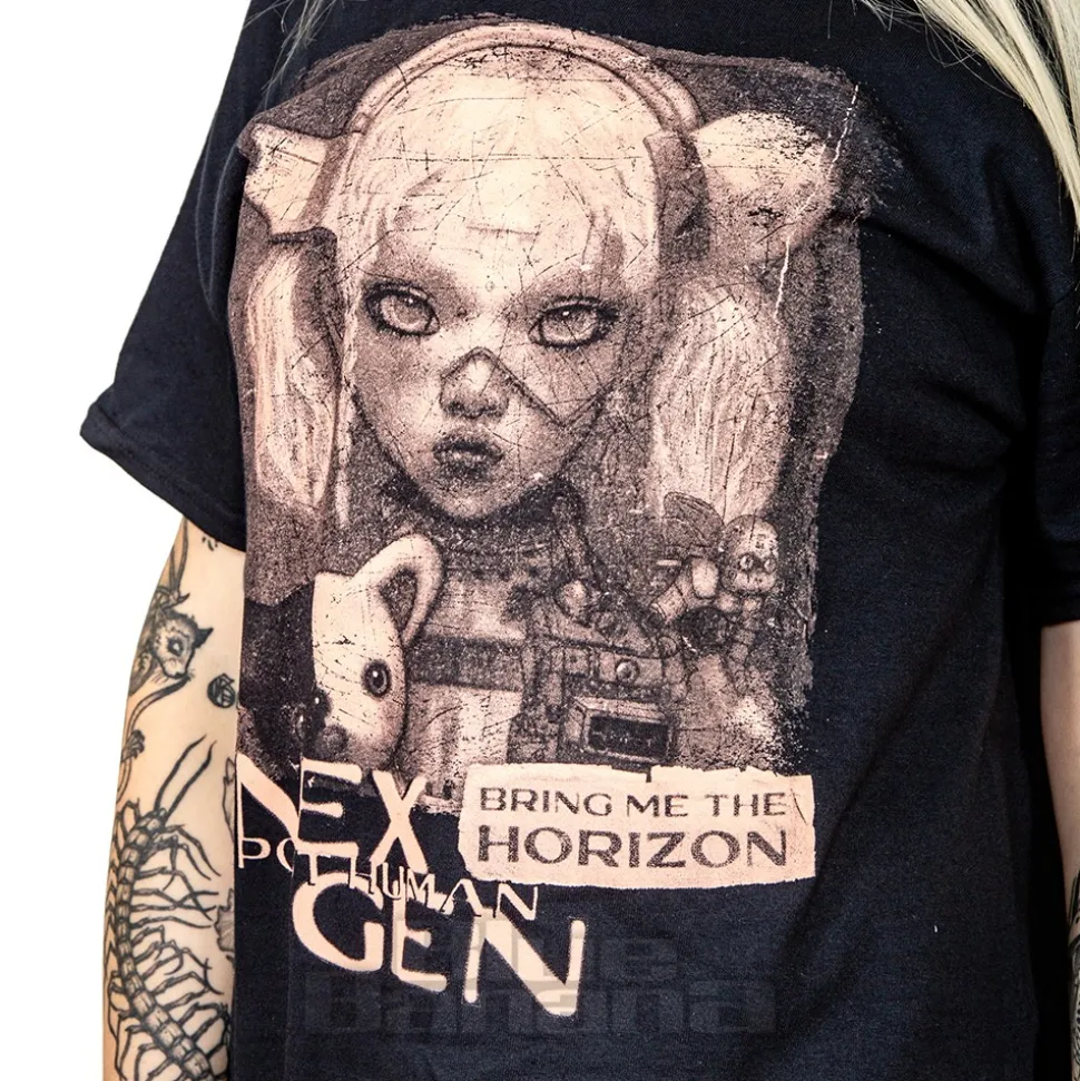 Official Bring Me The Horizon Distressed Nex Gen T-Shirt (Black)
