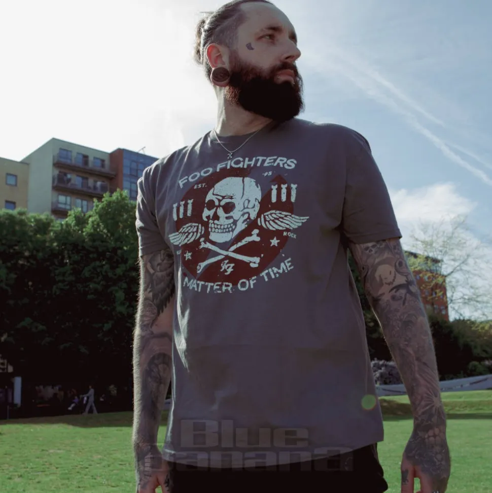 Official Foo Fighters Matter of Time T Shirt (Grey)