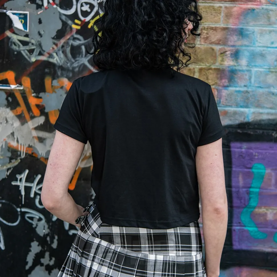 Official Ice Nine Kills Wolf Crop Top (Black)