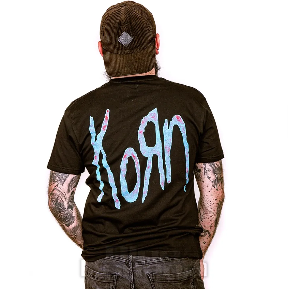Official Korn SOS Doll T Shirt (Black)