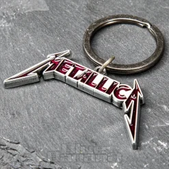 Official Metallica Logo Keyring (Red)