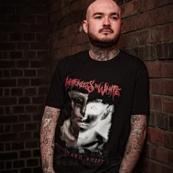 Official Motionless In White Split Screen T Shirt (Black)