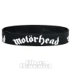 Official Motorhead Logo Gummy Wristband (Black)