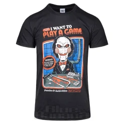 Official Saw Let's Play A Game T-Shirt (Black)