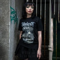 Official Slipknot Skull Group T Shirt (Black)