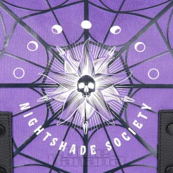 Official Wednesday Nightshade Backpack (Black/Purple)