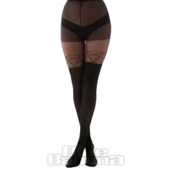 Pamela Mann Pentagram Over The Knee Tights (Black)