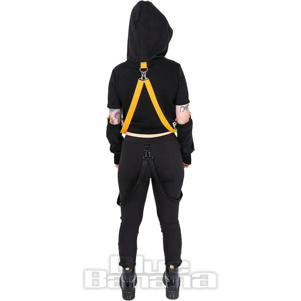 Poizen Industries Dystopian Hoodie (Black/Orange)