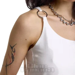 Ragged Priest Char Top (White)