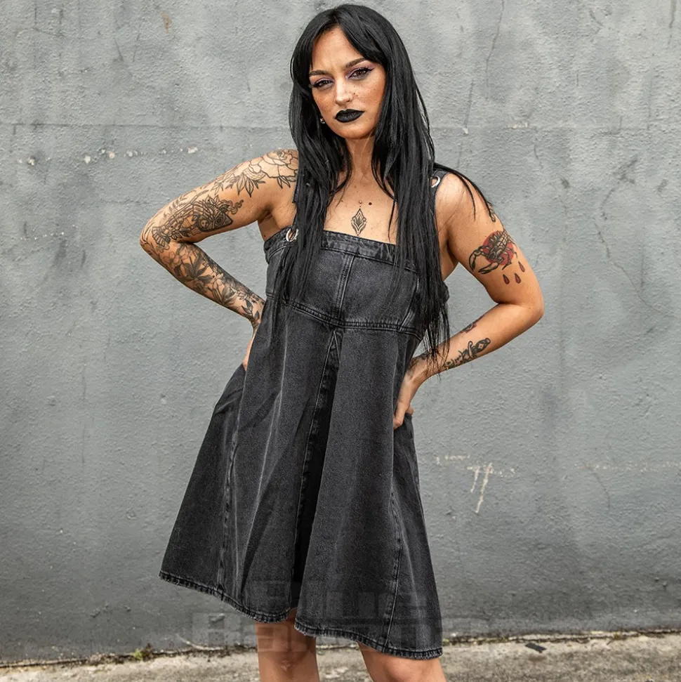 Ragged Priest Dilemma Dress (Charcoal)