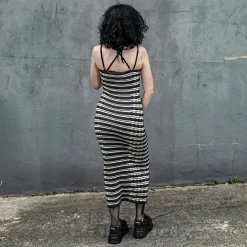 Ragged Priest Fever Dress (Charcoal)
