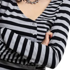 Ragged Priest Talley Top (Grey/Black)