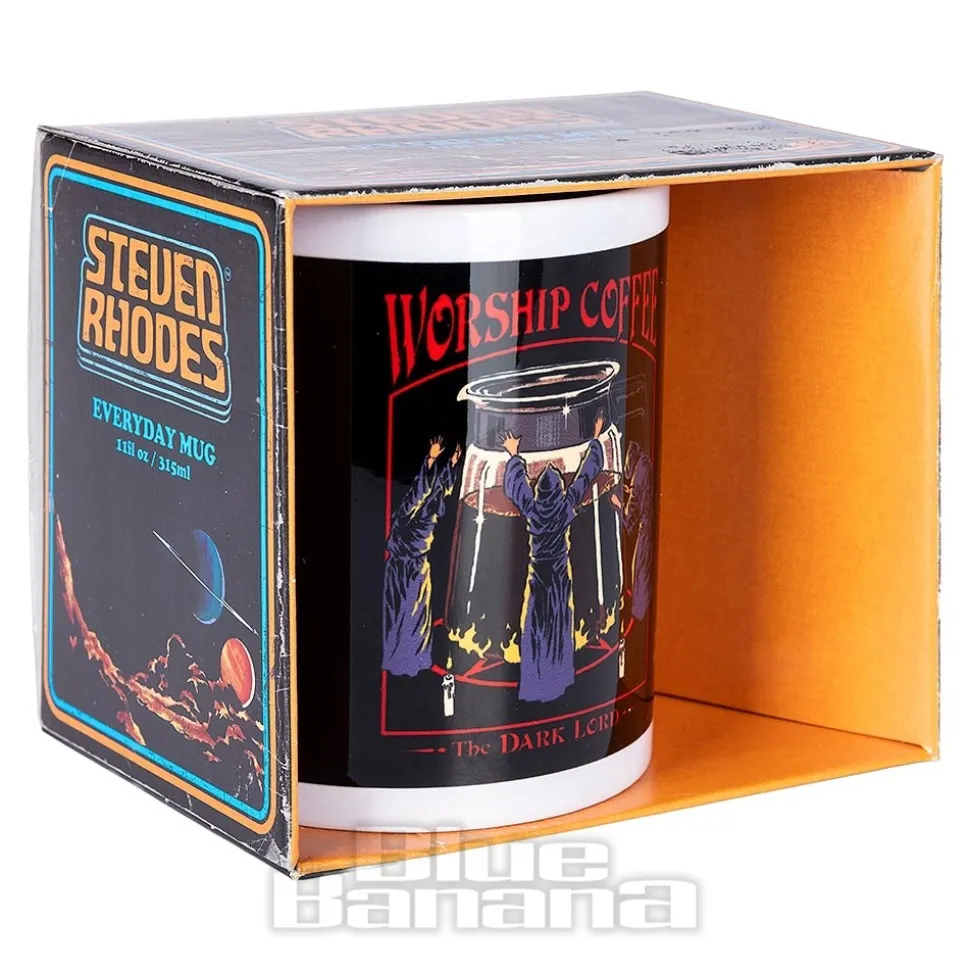 Steven Rhodes Worship Coffee Mug (Black)