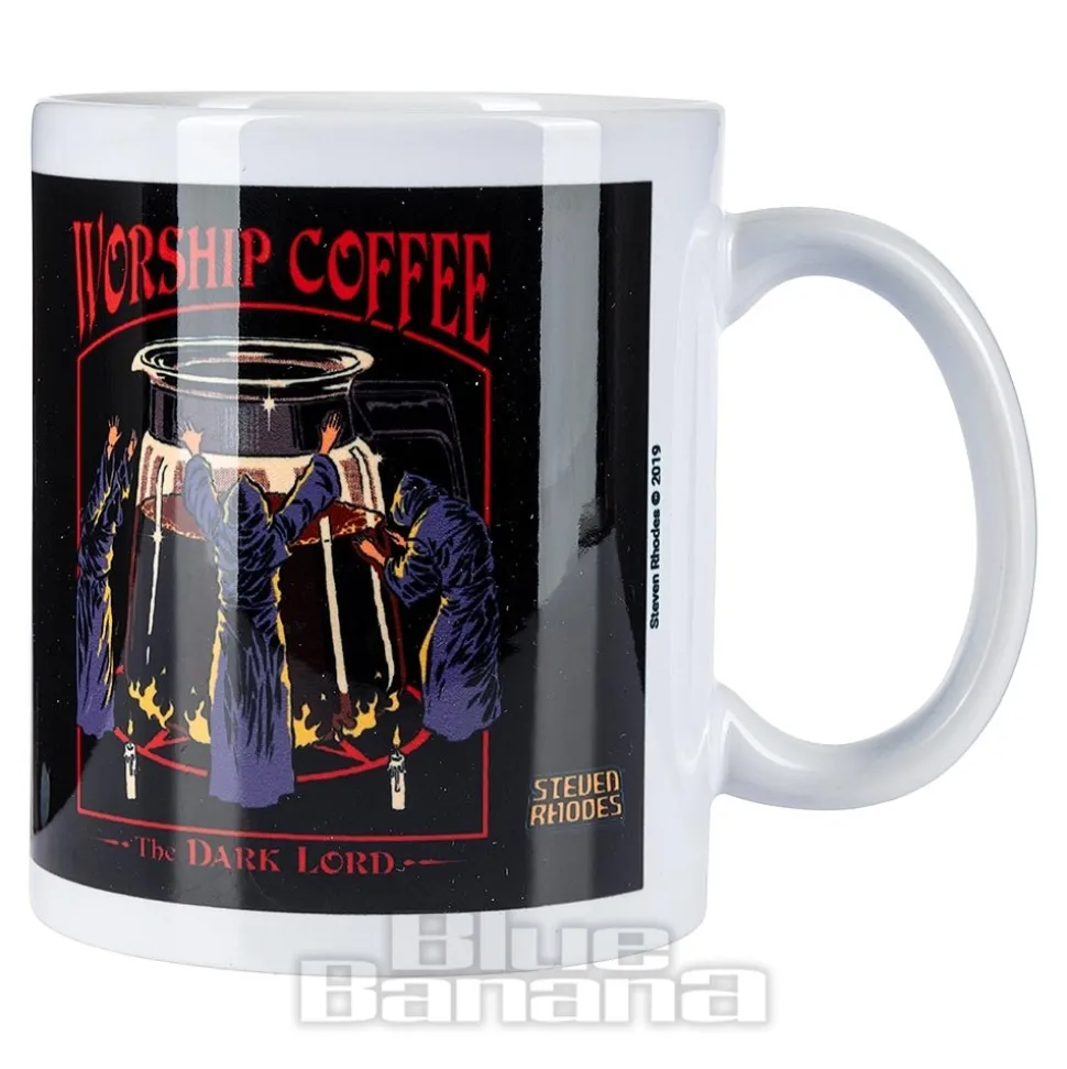 Steven Rhodes Worship Coffee Mug (Black)
