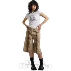 The Ragged Priest Doe Jorts (Beige)