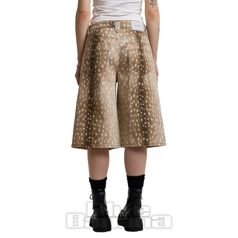 The Ragged Priest Doe Jorts (Beige)