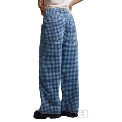 The Ragged Priest Gingham Jeans (Blue)