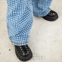The Ragged Priest Gingham Jeans (Blue)