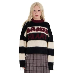 The Ragged Priest Tragic Jumper (Black/White)
