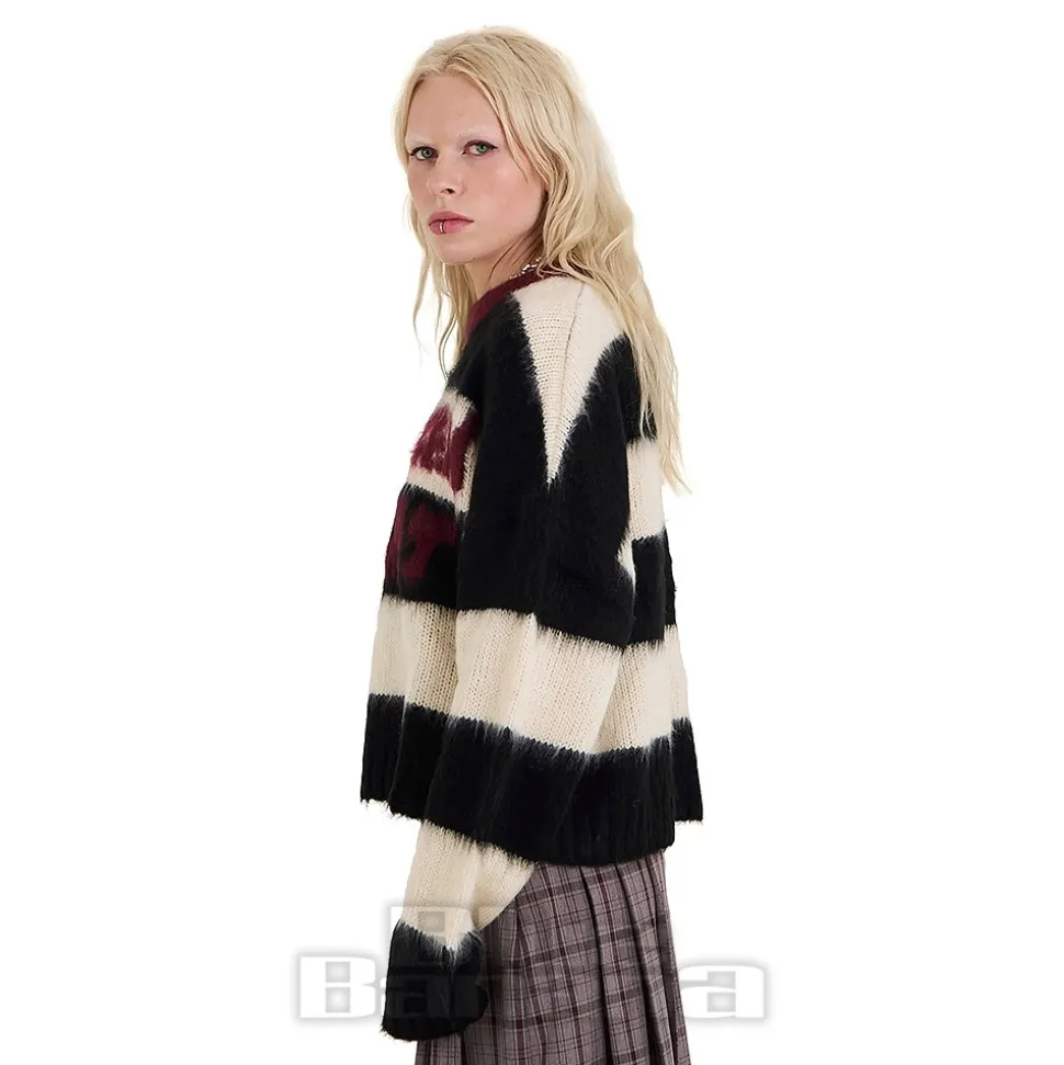 The Ragged Priest Tragic Jumper (Black/White)