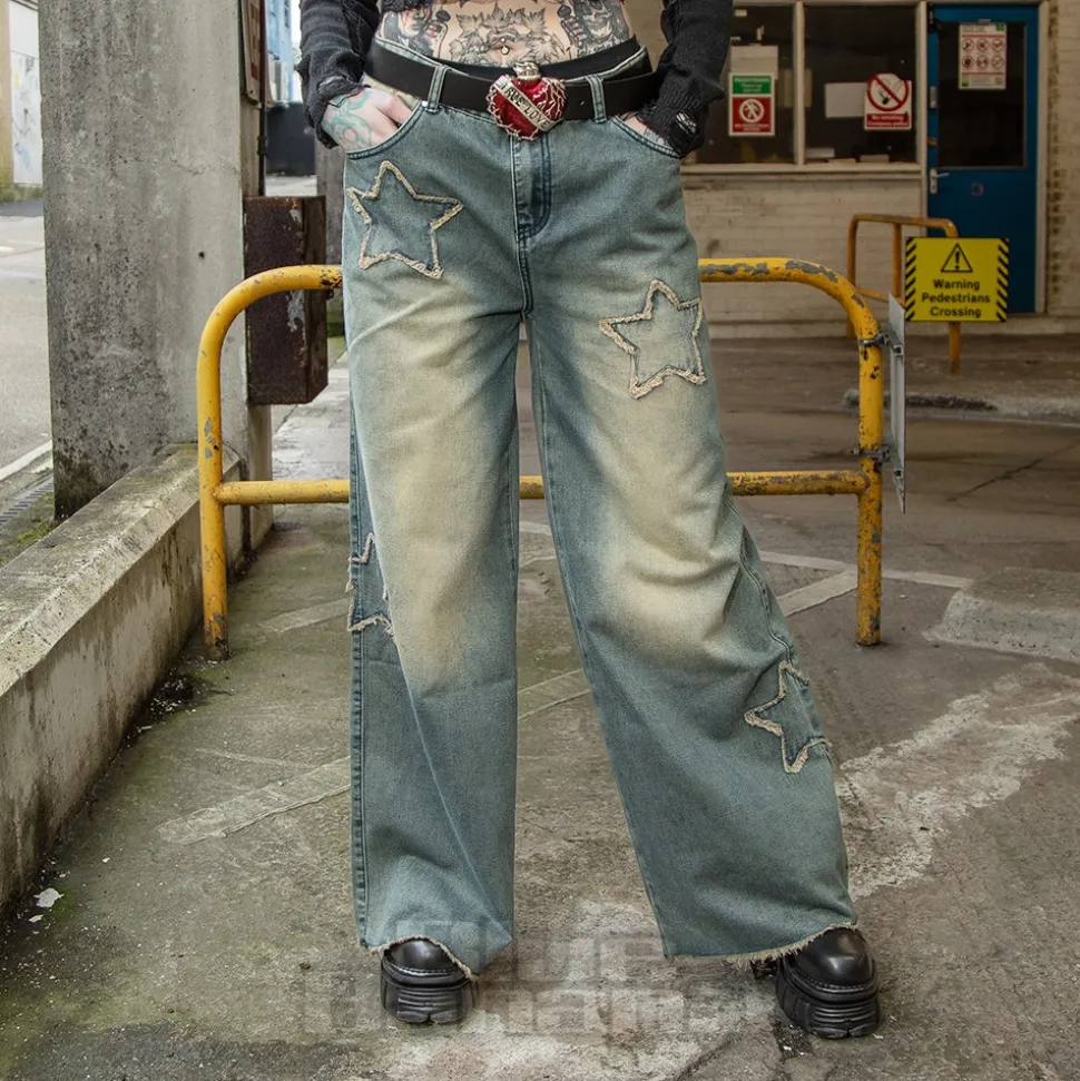 Third Identity Aura Stars Jeans (Blue)