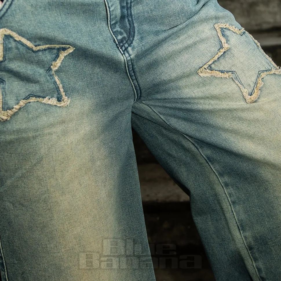 Third Identity Aura Stars Jeans (Blue)