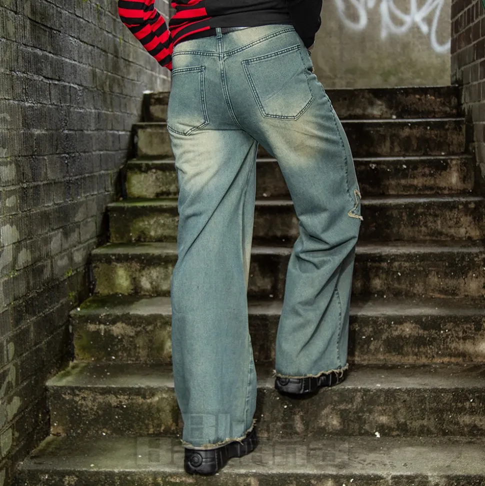 Third Identity Aura Stars Jeans (Blue)