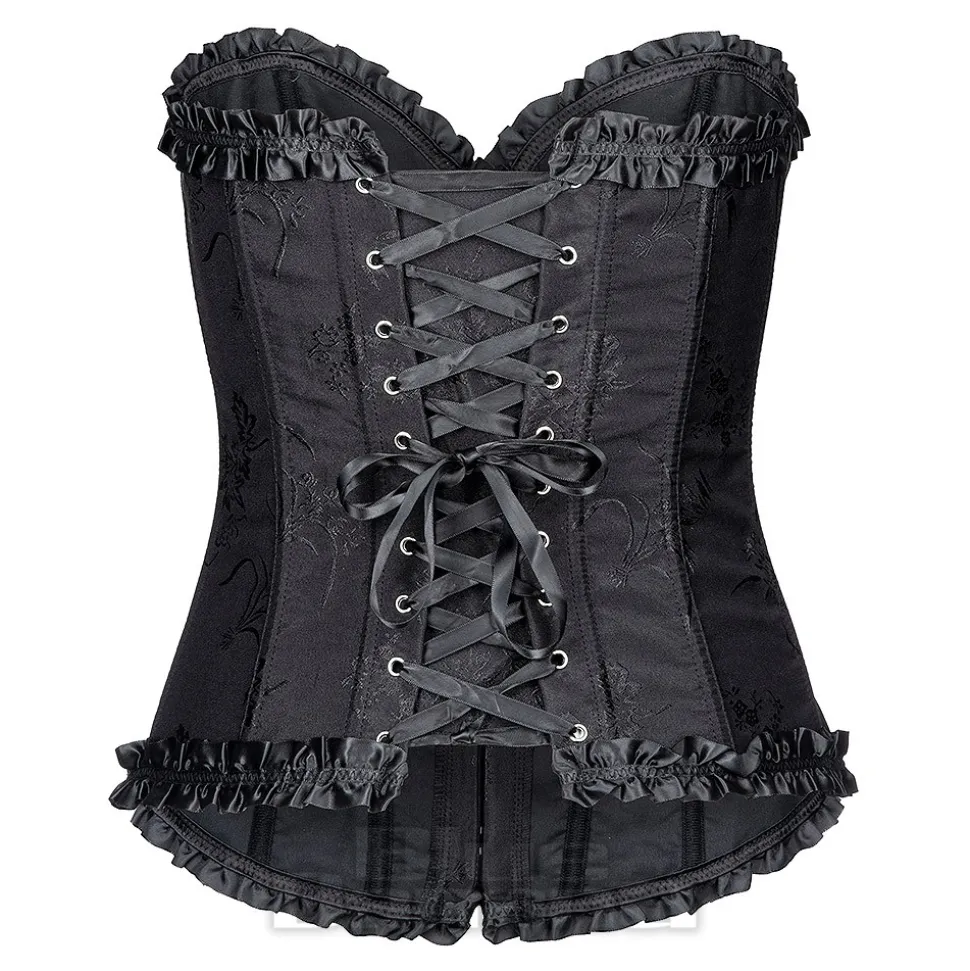 Vixxsin Dahlia Gothic Corset (Black)